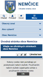 Mobile Screenshot of nemcice.sk